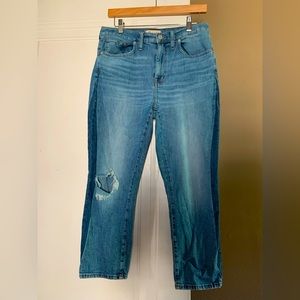 Madewell High Rise Slim Boyjean 28P